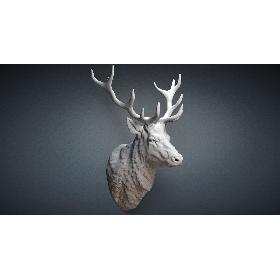Deer Stag Head Sculpture